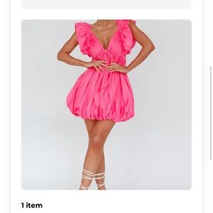 Selfie Leslie Pink Mini Dress